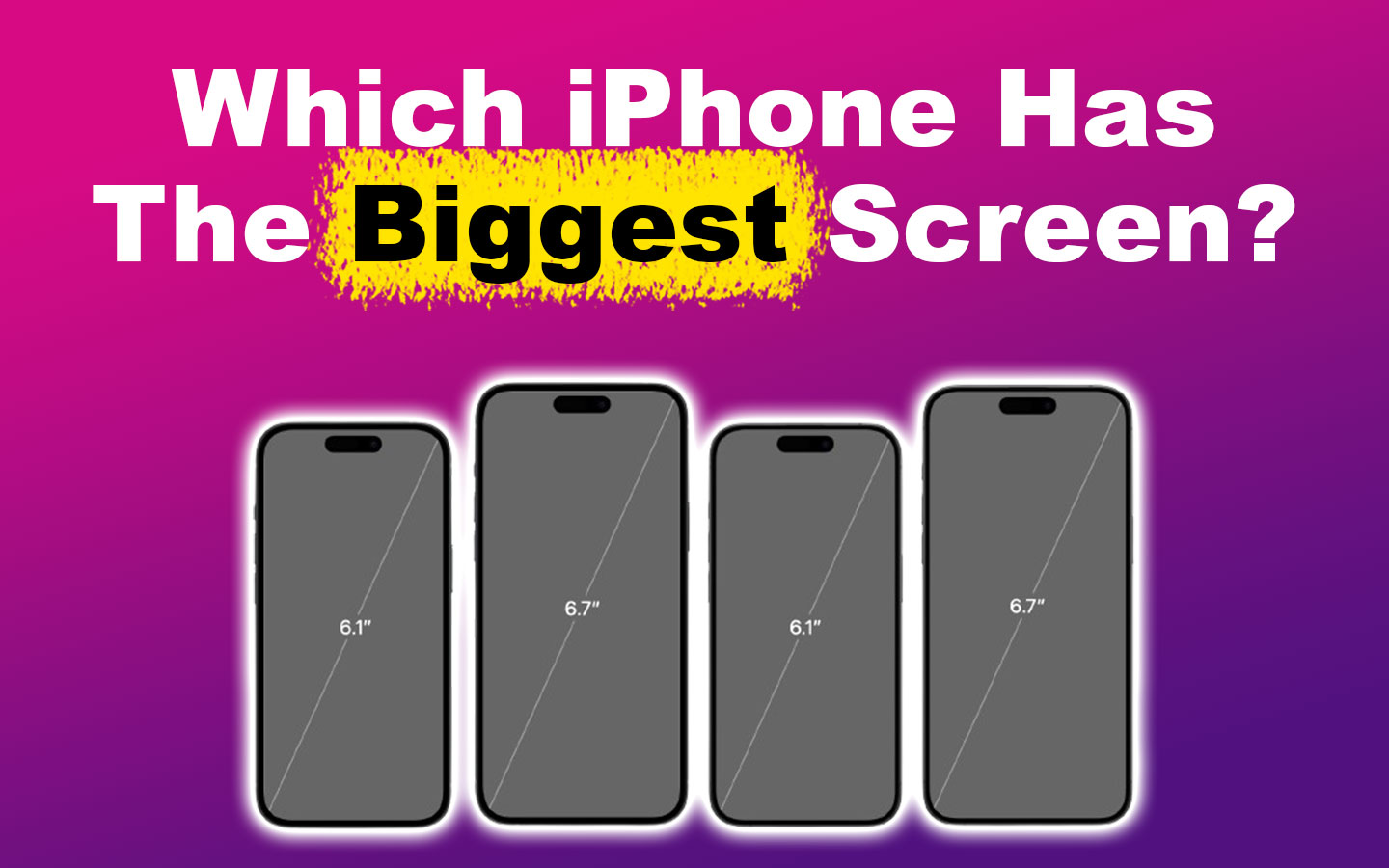 Which iPhone Has the Biggest Screen: Ultimate Comparison Guide